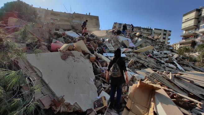 Las increíbles imágenes del terrible terremoto de 7º en Turquía