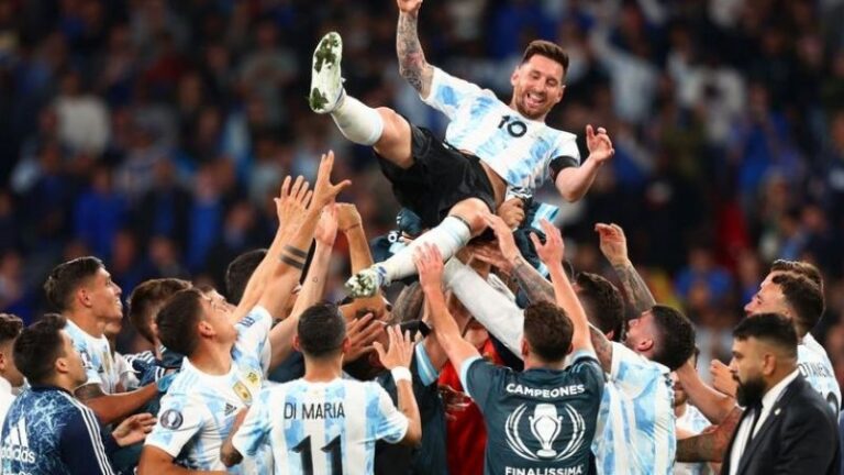 ¡Argentina goleó y gritó campeón en Wembley!