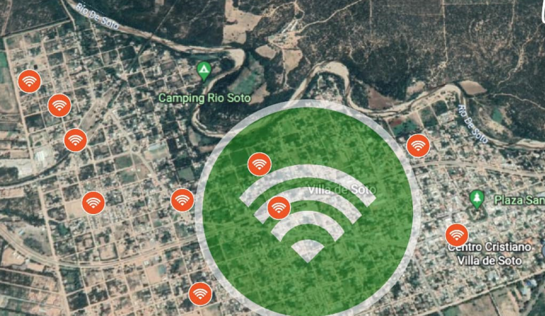 Una decena de espacios públicos de Villa de Soto ya tienen Internet por Wi Fi gratuito