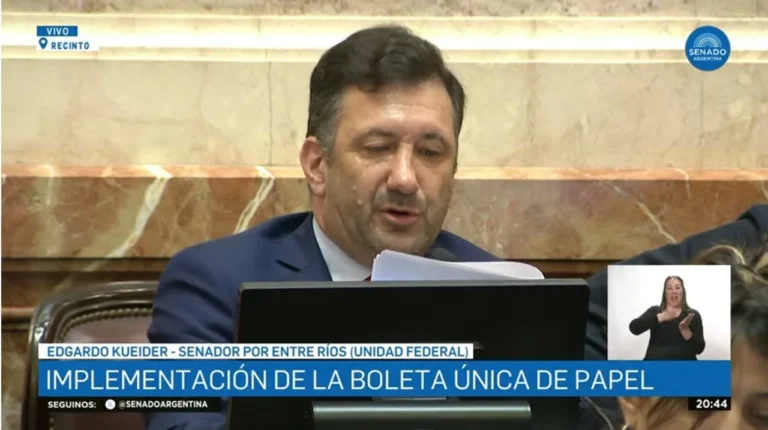 El Senado aprobó el proyecto de boleta única de papel con modificaciones