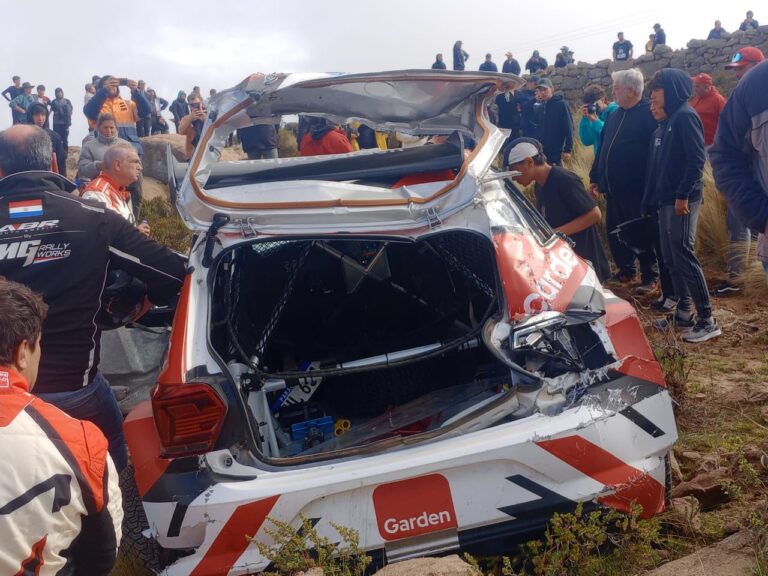 Grave accidente en el rally: suspendieron el tramo Giulio Cesare