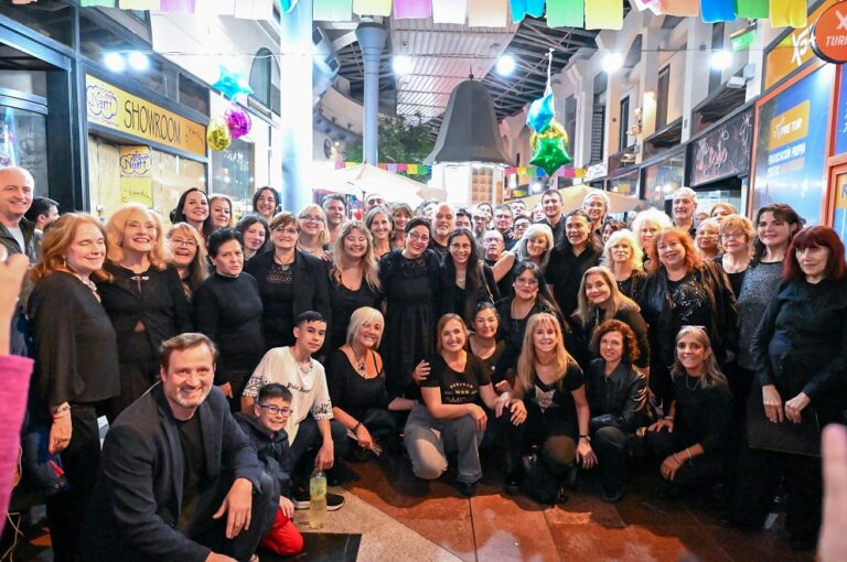 Prunotto participó en la primera edición de “La Noche de las Galerías y Peatonales”